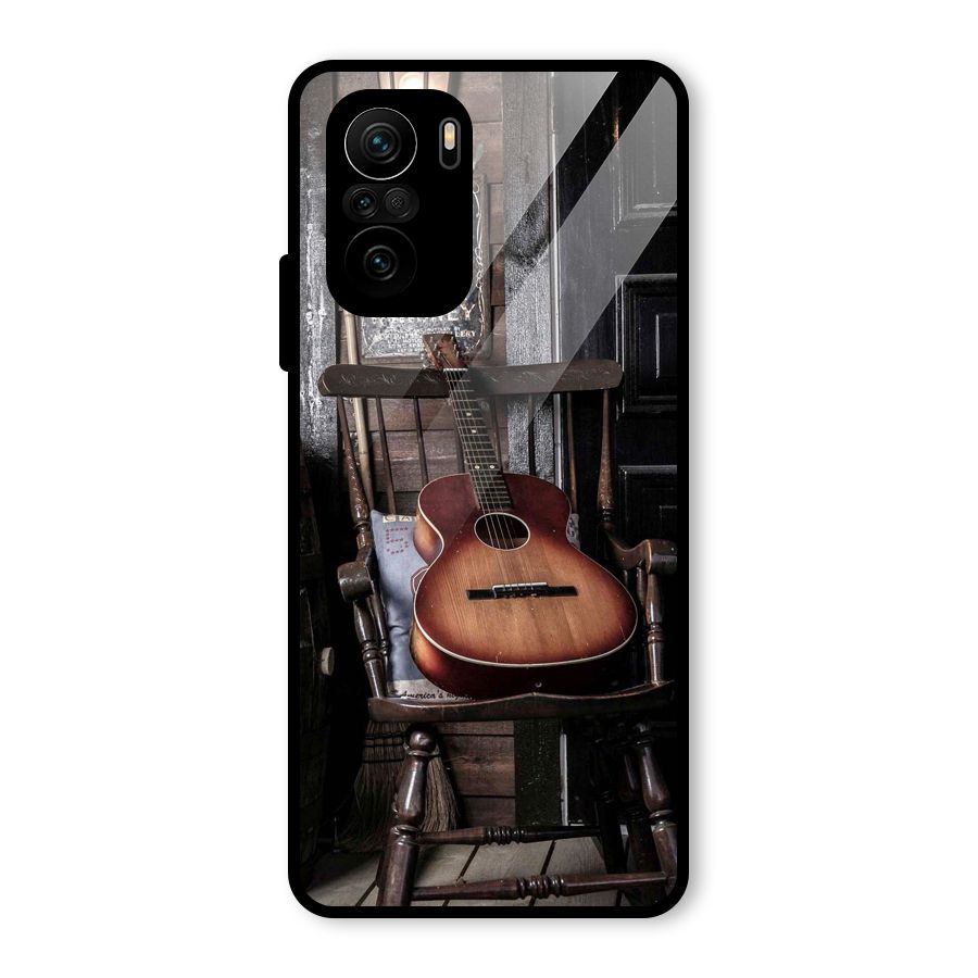 Vintage Chair Guitar Glass Back Case for Mi 11x