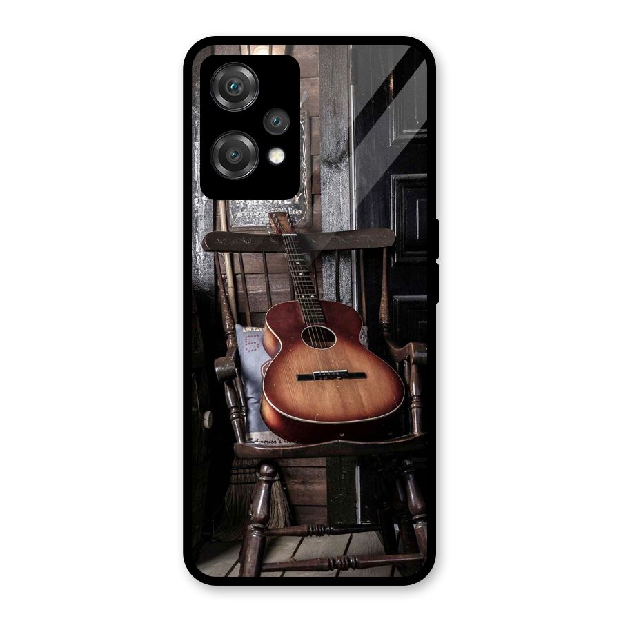 Vintage Chair Guitar Glass Back Case for OnePlus Nord CE 2 Lite 5G