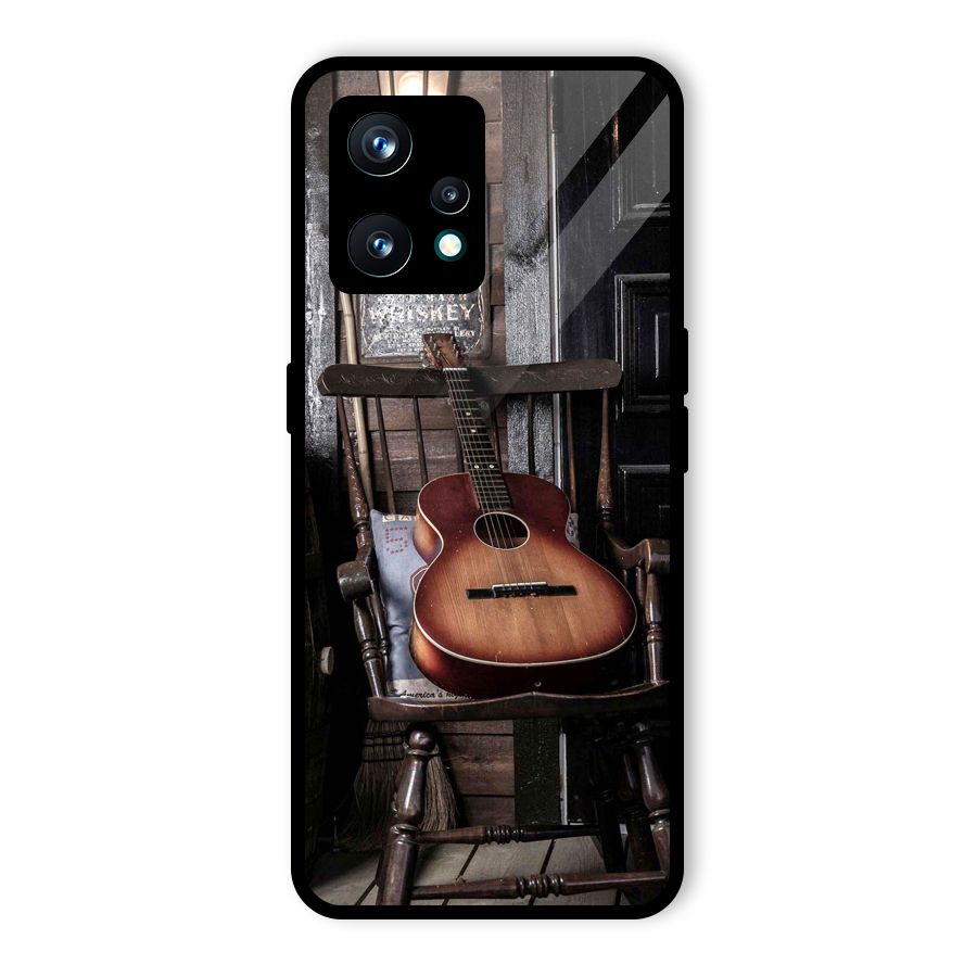 Vintage Chair Guitar Glass Back Case for Realme 9 Pro Plus 5G