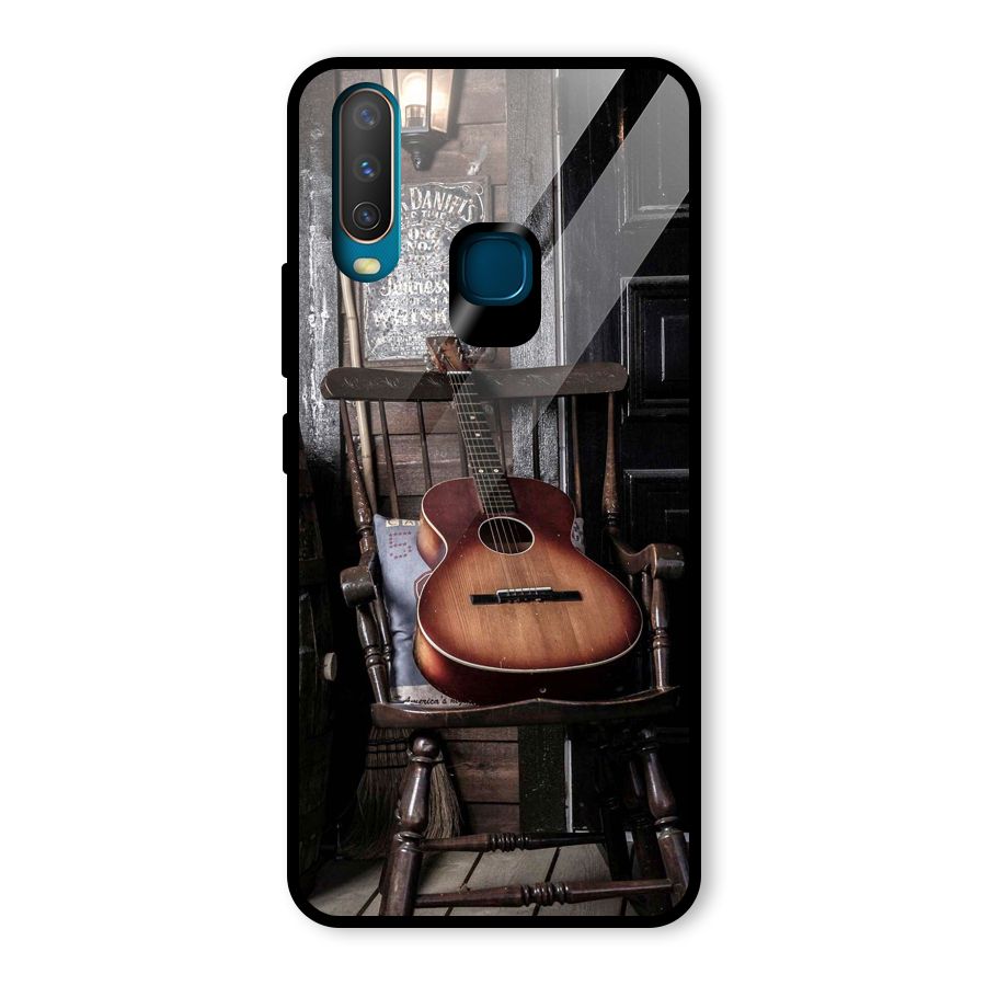 Vintage Chair Guitar Glass Back Case for Vivo U10
