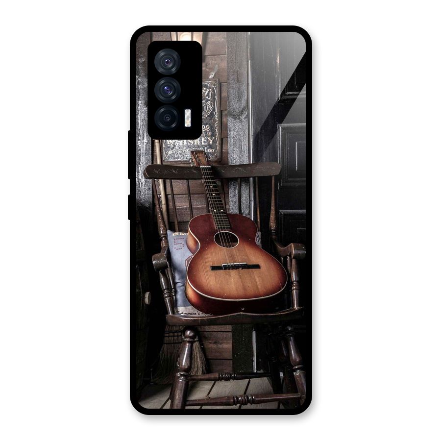 Vintage Chair Guitar Glass Back Case for Vivo iQOO 7 5G