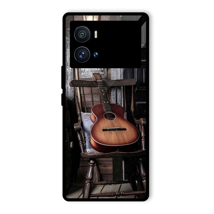 Vintage Chair Guitar Glass Back Case for Vivo iQOO 9 Pro