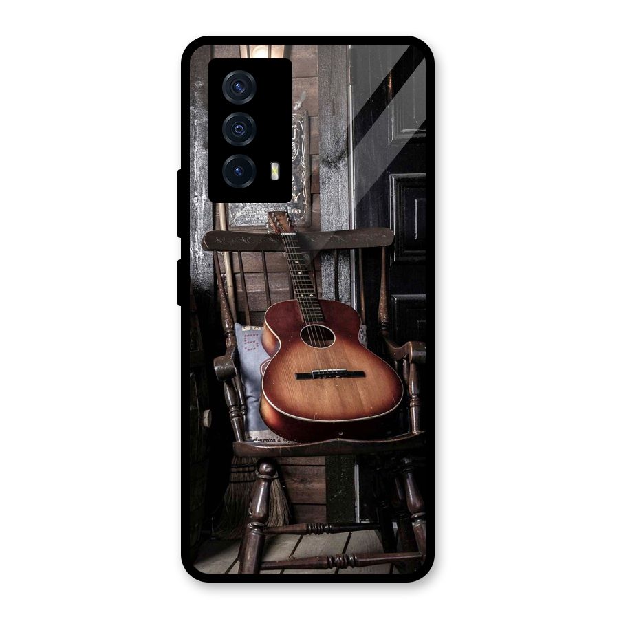 Vintage Chair Guitar Glass Back Case for Vivo iQOO Z5