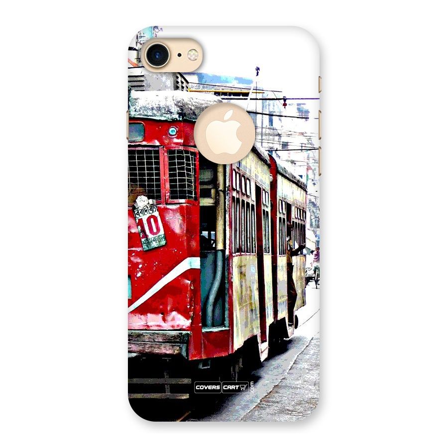 Vintage Citystyle Back Case for iPhone 8 Logo Cut