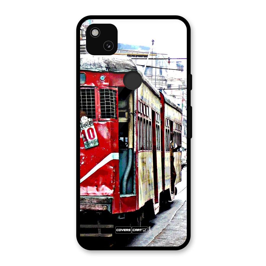 Vintage Citystyle Glass Back Case for Google Pixel 4a