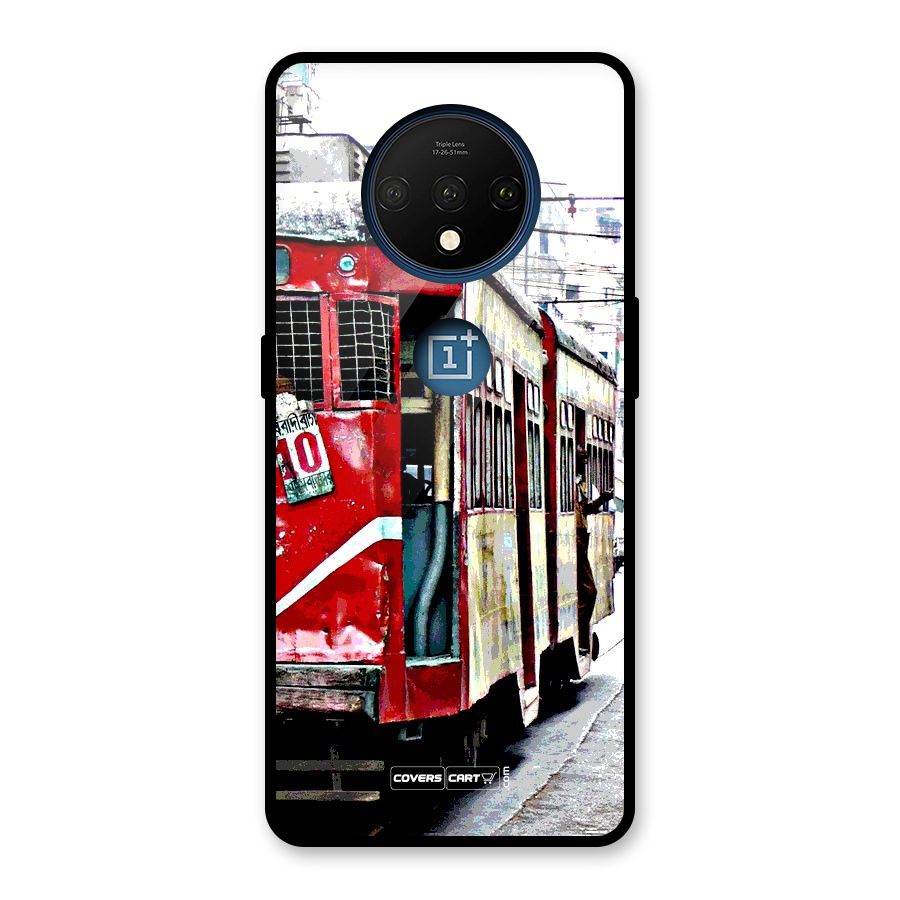 Vintage Citystyle Glass Back Case for OnePlus 7T