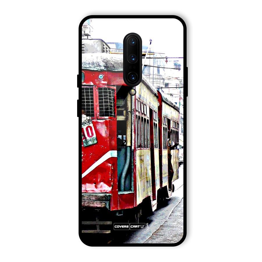 Vintage Citystyle Glass Back Case for OnePlus 7 Pro