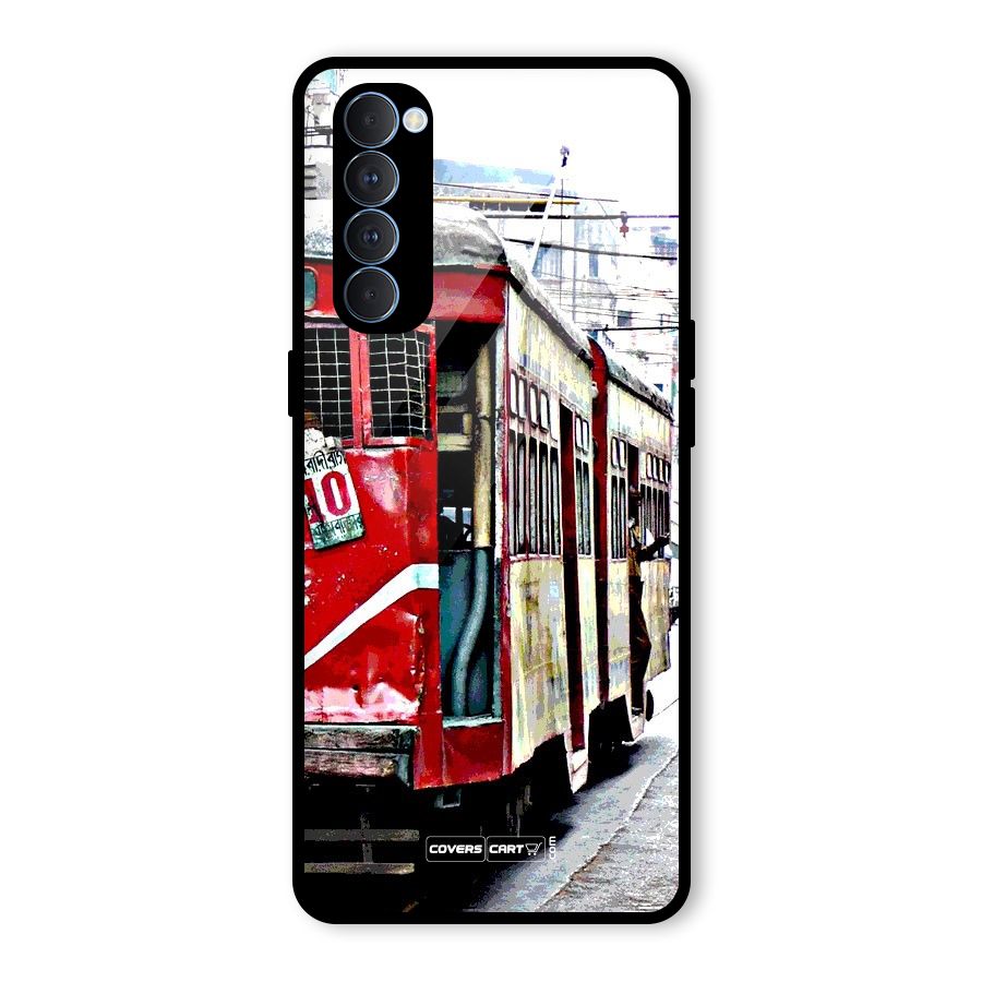 Vintage Citystyle Glass Back Case for Oppo Reno4 Pro
