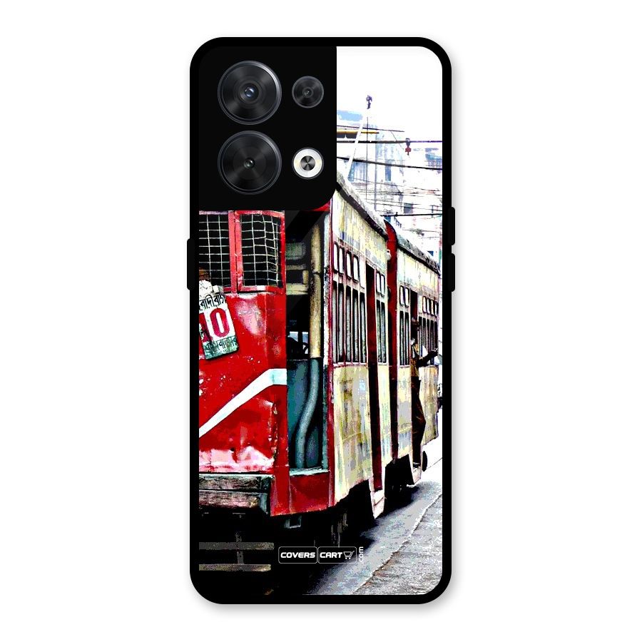 Vintage Citystyle Glass Back Case for Oppo Reno8 5G