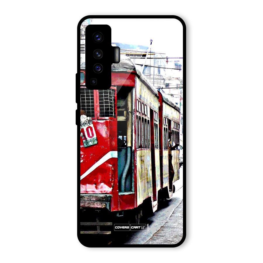 Vintage Citystyle Glass Back Case for Vivo X50