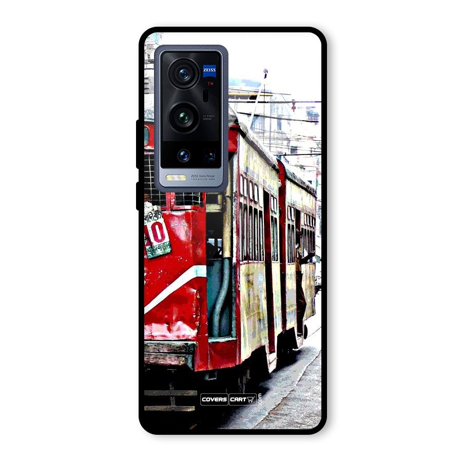 Vintage Citystyle Glass Back Case for Vivo X60 Pro Plus
