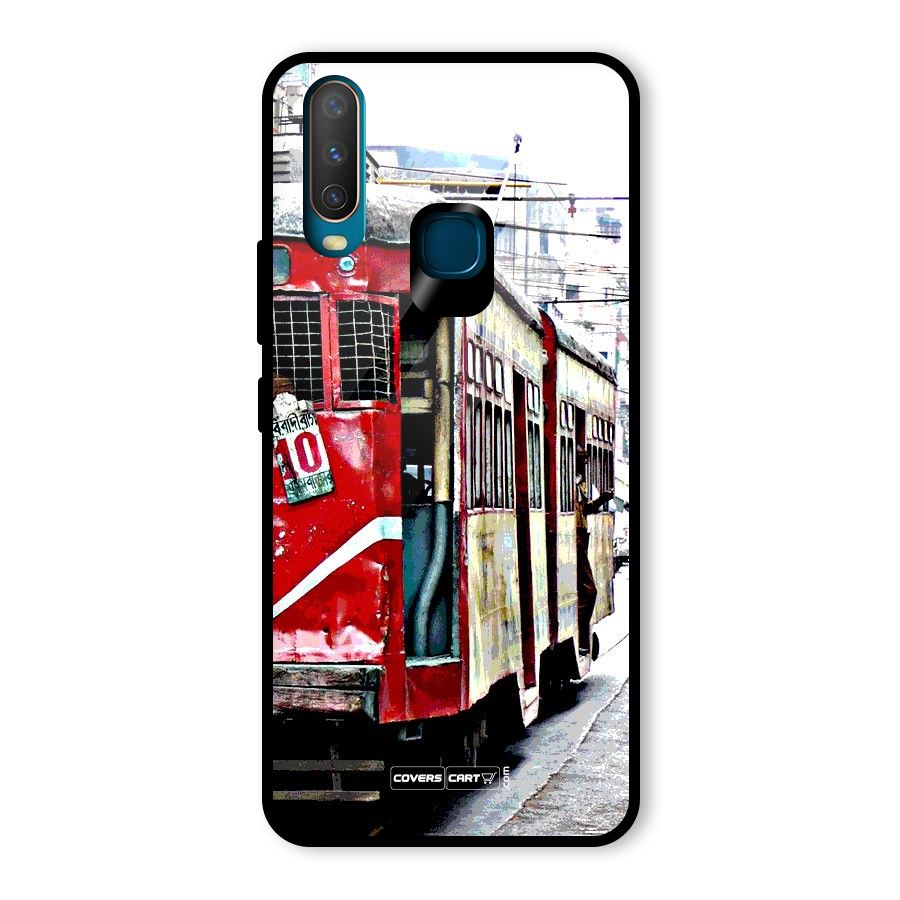 Vintage Citystyle Glass Back Case for Vivo Y17