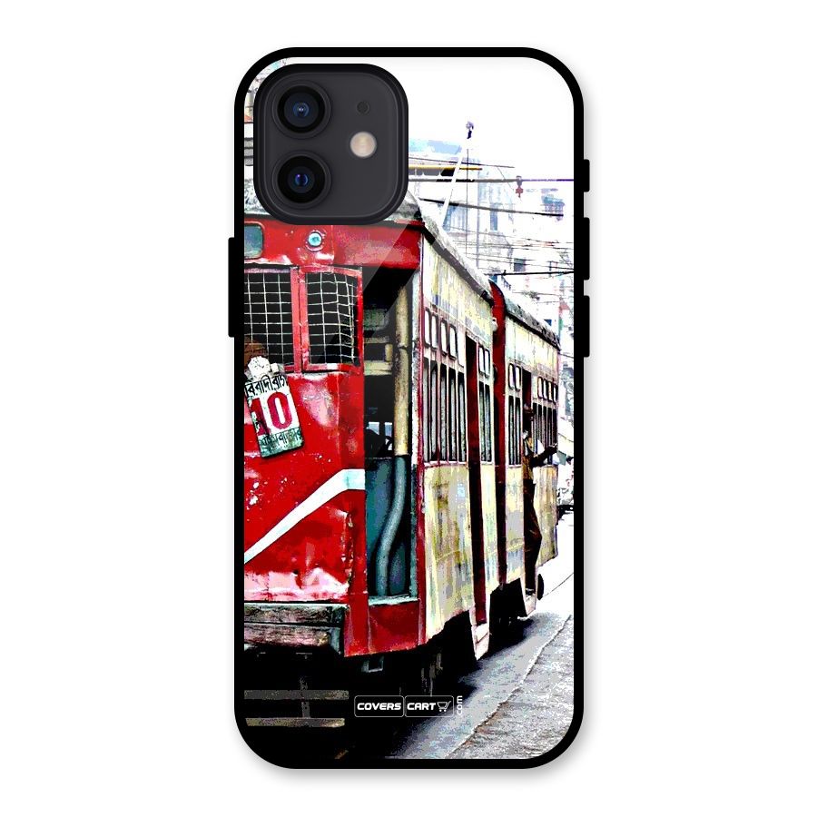 Vintage Citystyle Glass Back Case for iPhone 12