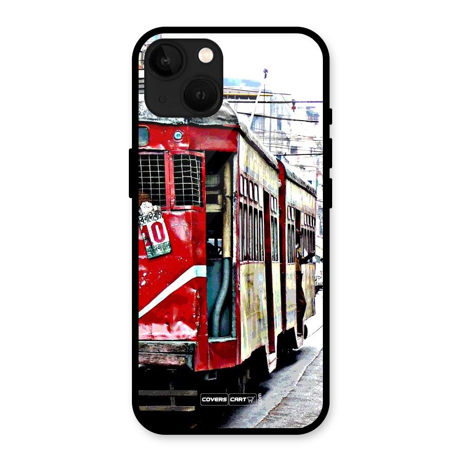 Vintage Citystyle Glass Back Case for iPhone 13