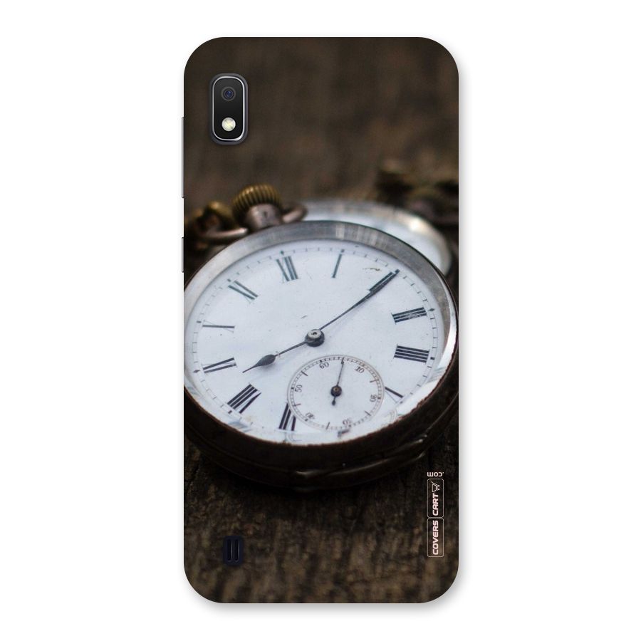 Vintage Clock Back Case for Galaxy A10