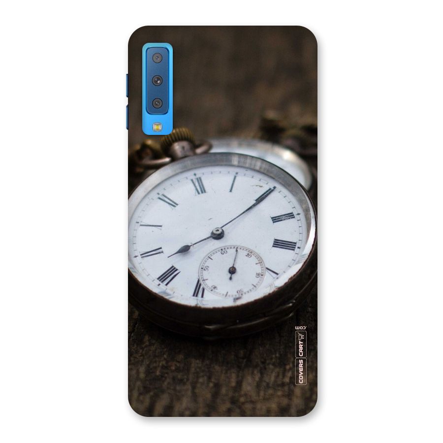 Vintage Clock Back Case for Galaxy A7 (2018)