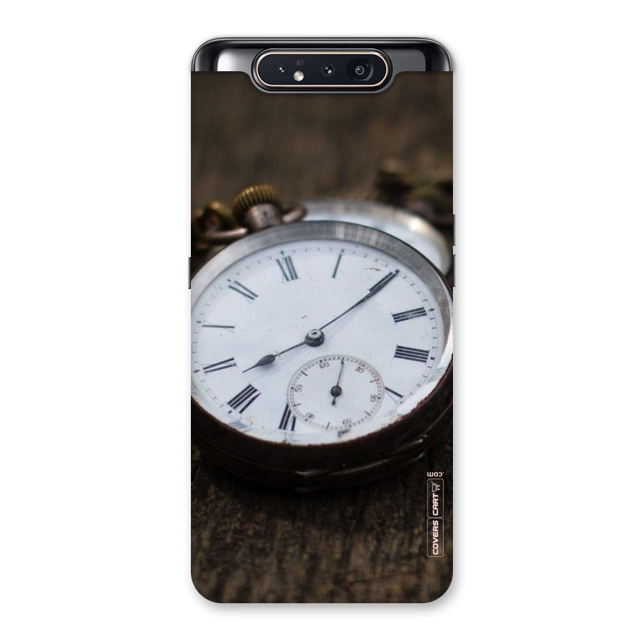 Vintage Clock Back Case for Galaxy A80
