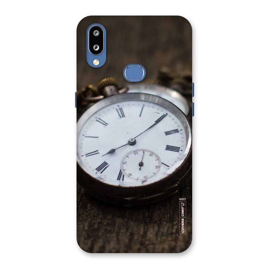 Vintage Clock Back Case for Galaxy M01s