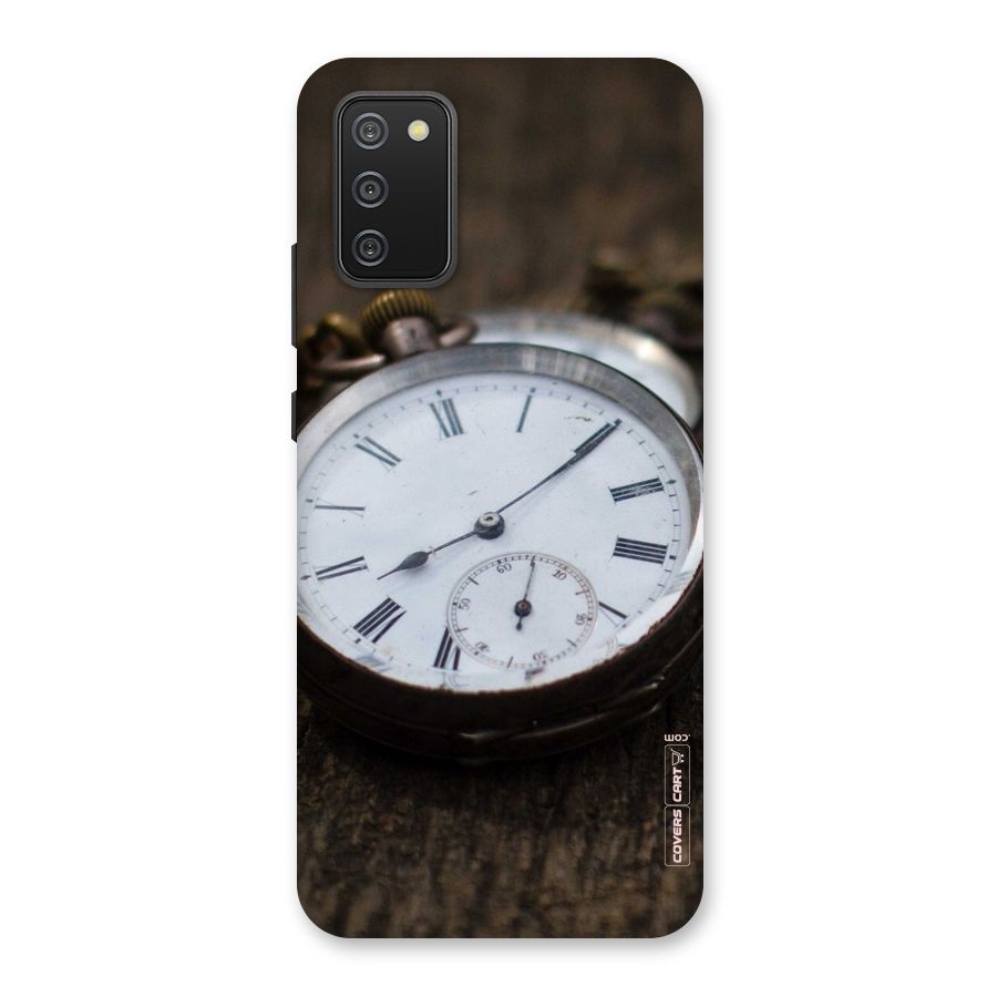 Vintage Clock Back Case for Galaxy M02s