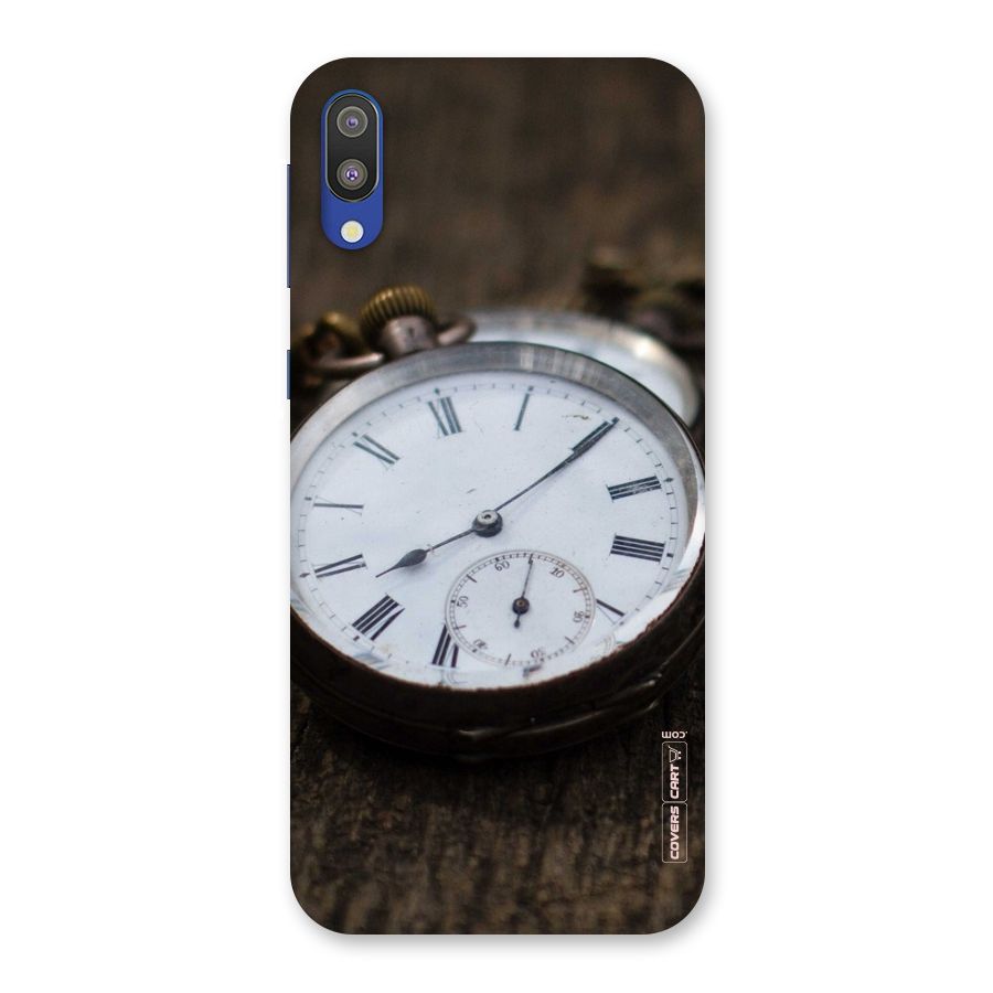 Vintage Clock Back Case for Galaxy M10