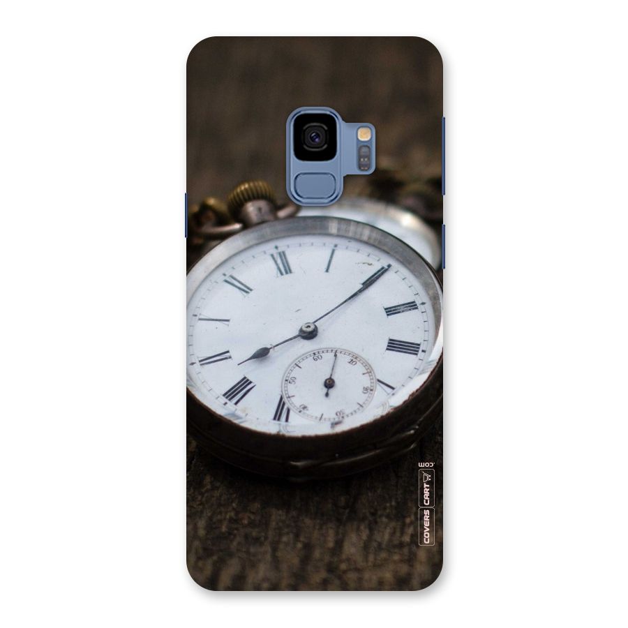 Vintage Clock Back Case for Galaxy S9