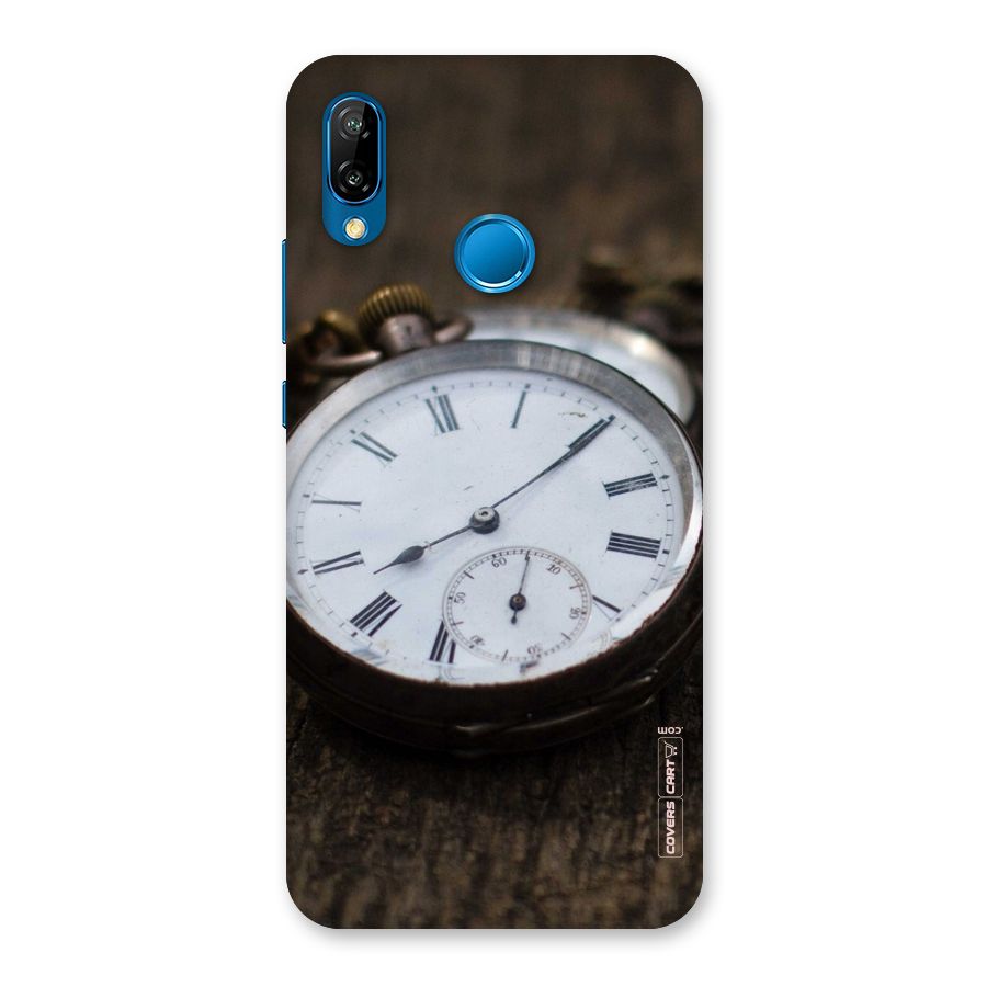 Vintage Clock Back Case for Huawei P20 Lite