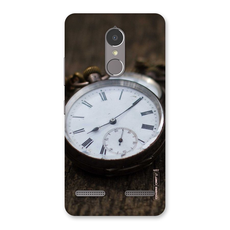 Vintage Clock Back Case for Lenovo K6 Power