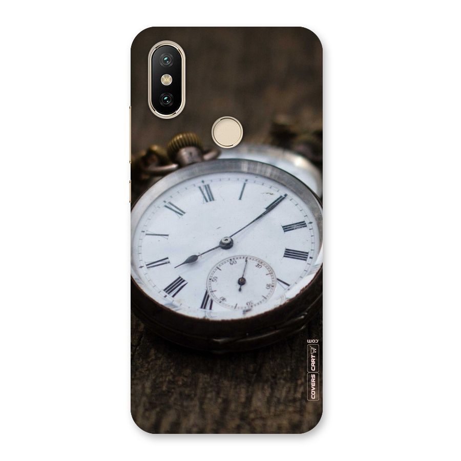 Vintage Clock Back Case for Mi A2