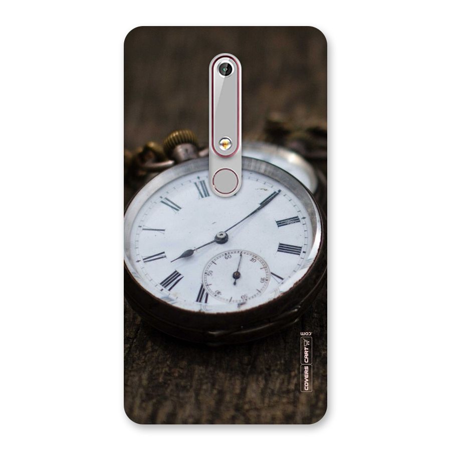 Vintage Clock Back Case for Nokia 6.1