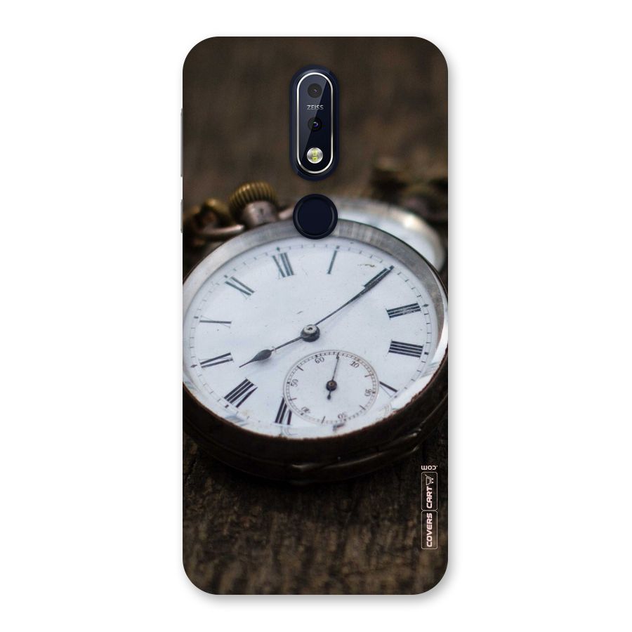 Vintage Clock Back Case for Nokia 7.1