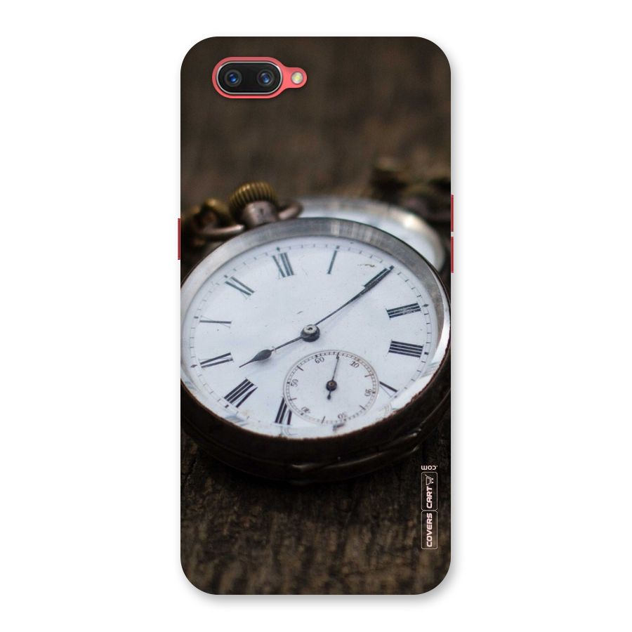 Vintage Clock Back Case for Oppo A3s