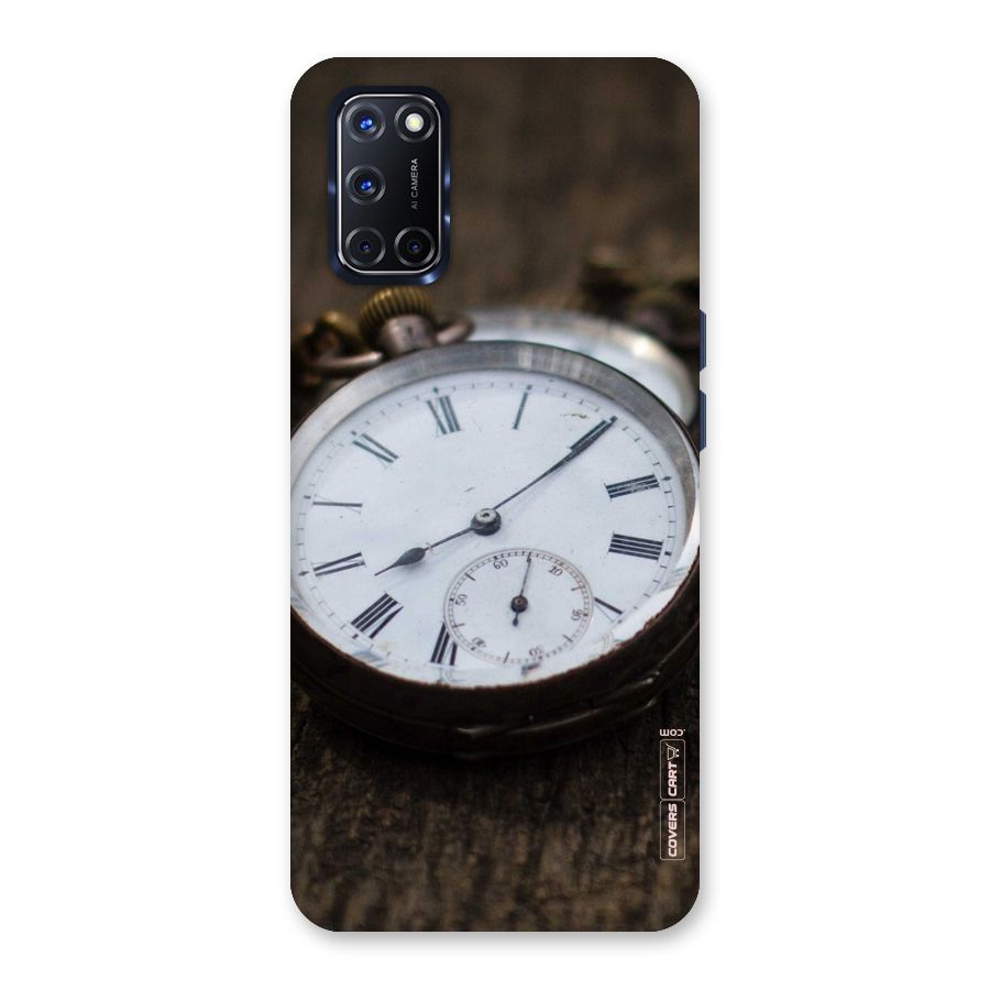 Vintage Clock Back Case for Oppo A52