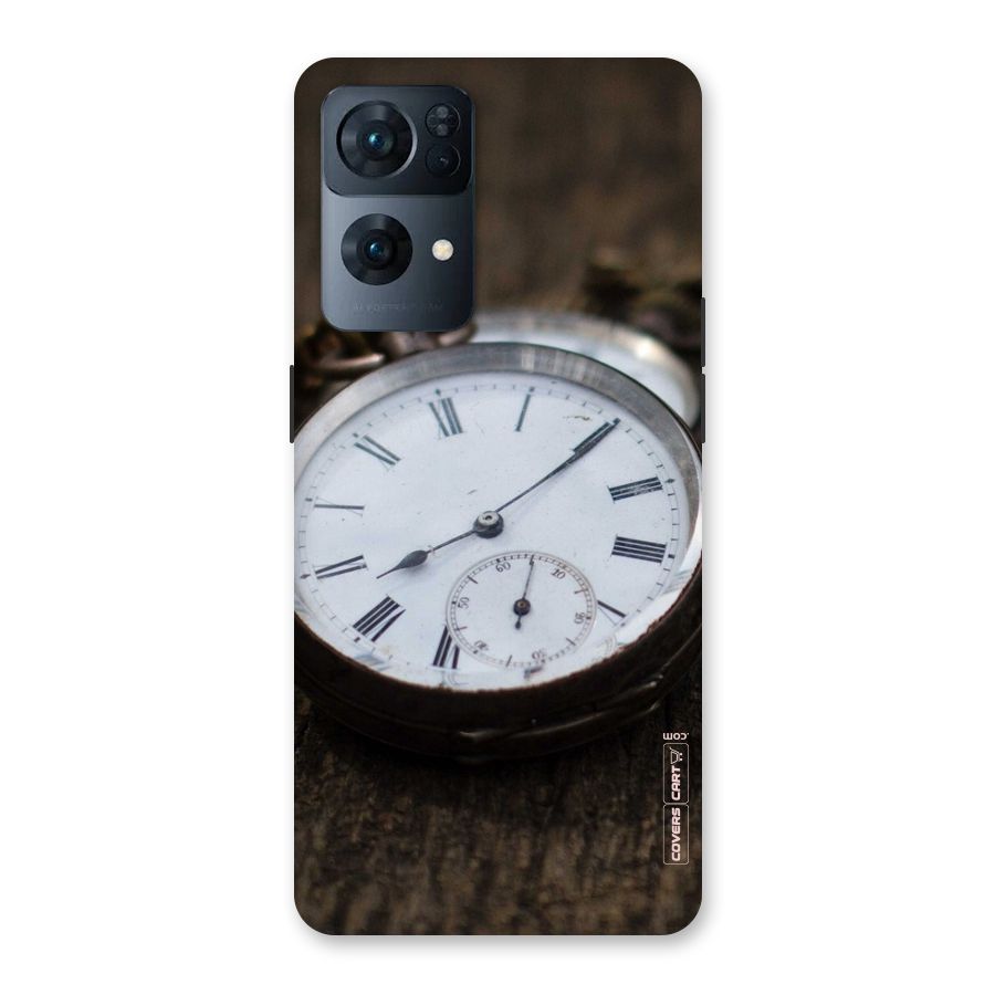 Vintage Clock Back Case for Oppo Reno7 Pro 5G