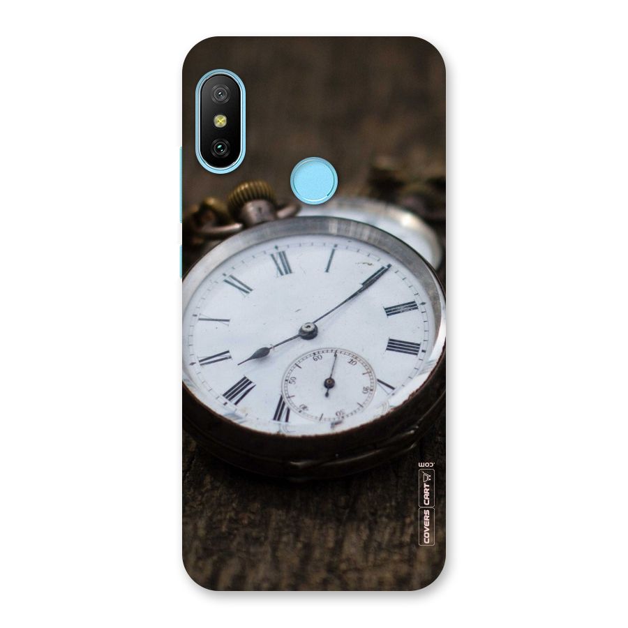 Vintage Clock Back Case for Redmi 6 Pro