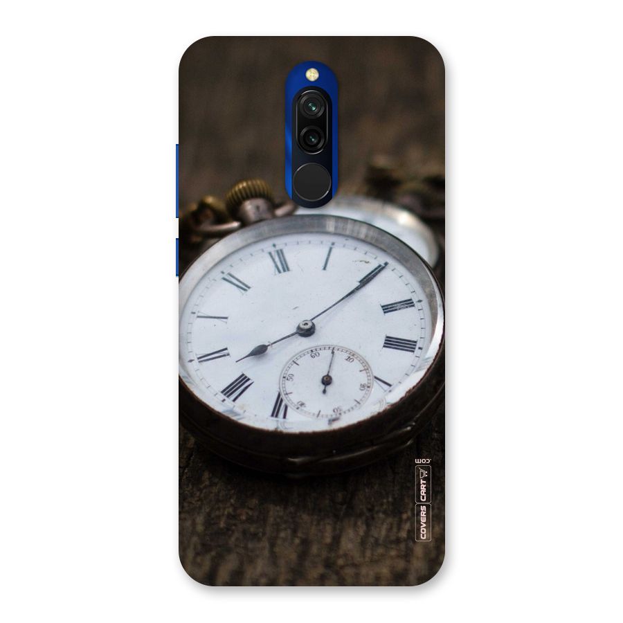 Vintage Clock Back Case for Redmi 8