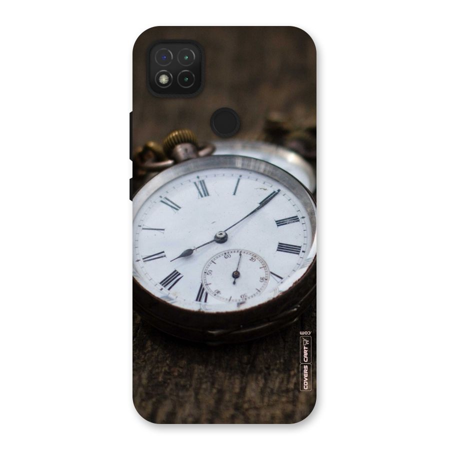 Vintage Clock Back Case for Redmi 9C