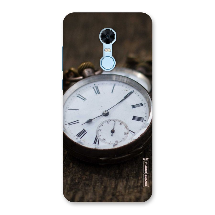 Vintage Clock Back Case for Redmi Note 5