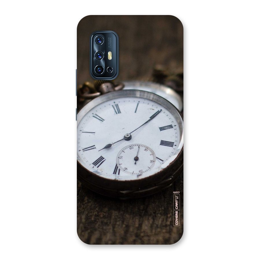 Vintage Clock Back Case for Vivo V17