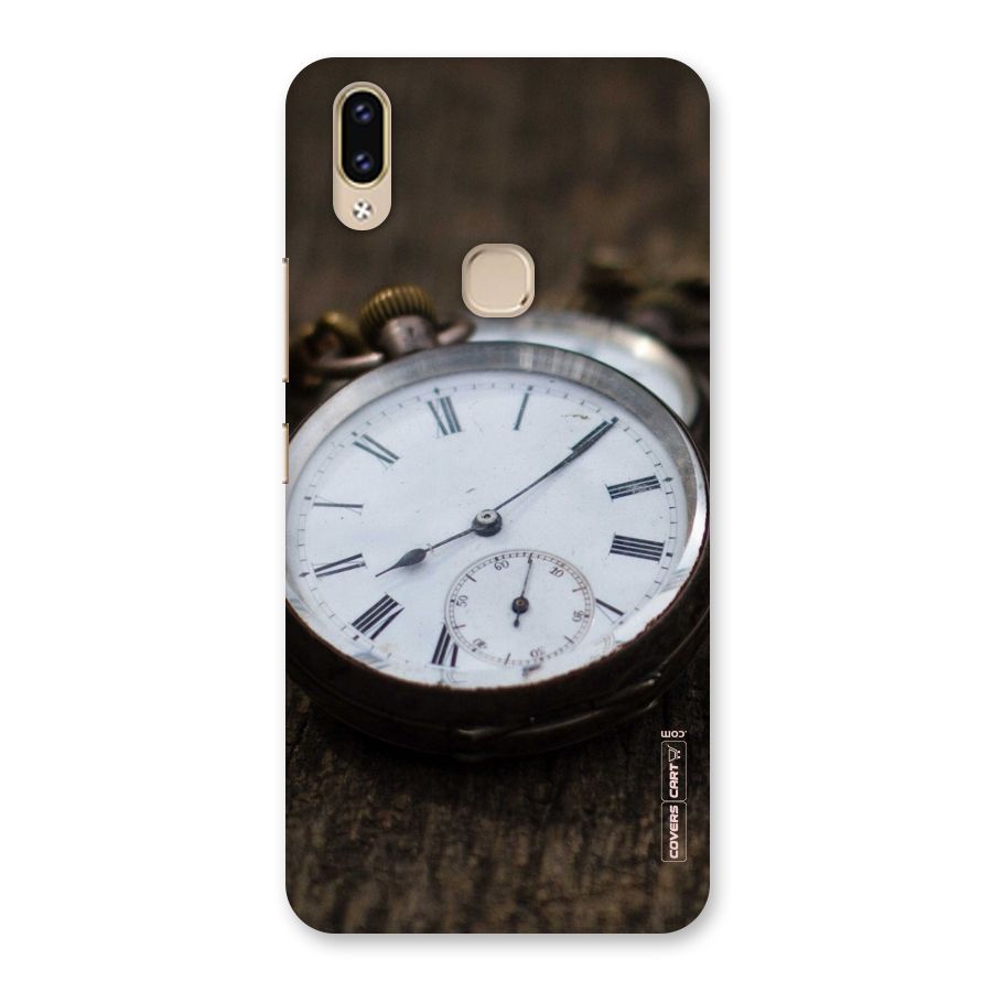 Vintage Clock Back Case for Vivo V9 Youth