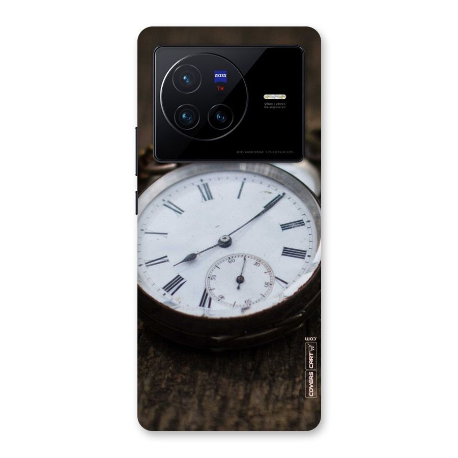 Vintage Clock Back Case for Vivo X80