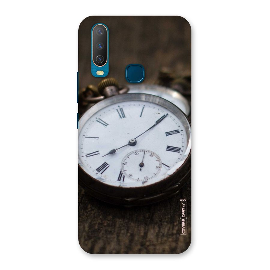 Vintage Clock Back Case for Vivo Y15