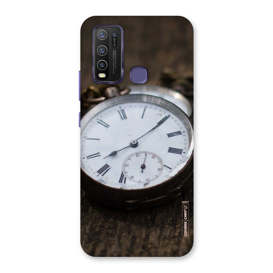 Vintage Clock Back Case for Vivo Y30