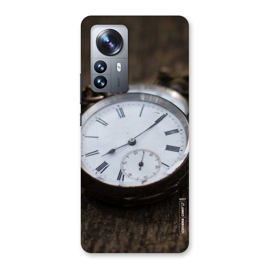 Vintage Clock Back Case for Xiaomi 12 Pro