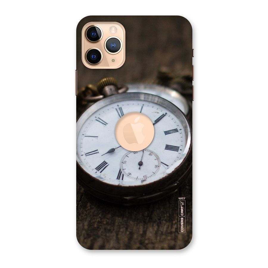 Vintage Clock Back Case for iPhone 11 Pro Max Logo Cut