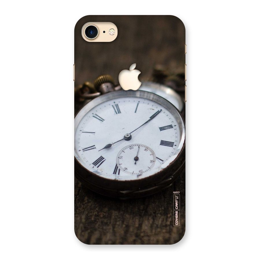 Vintage Clock Back Case for iPhone 7 Apple Cut