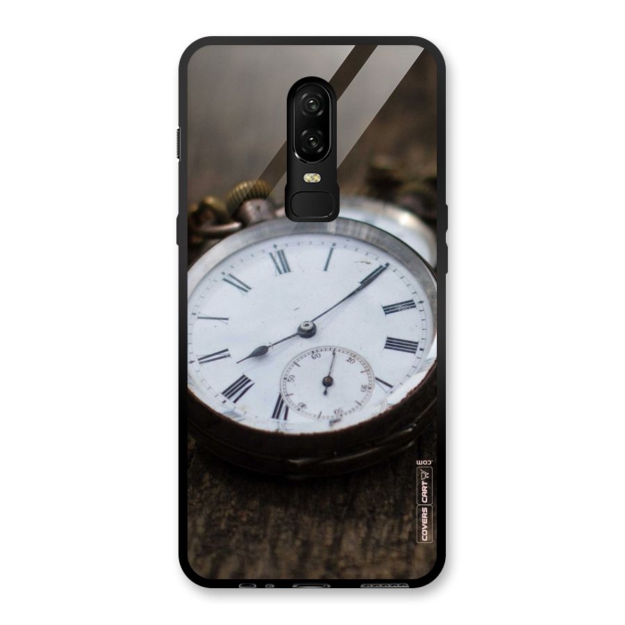Vintage Clock Glass Back Case for OnePlus 6
