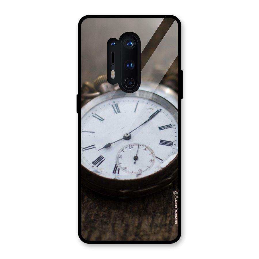 Vintage Clock Glass Back Case for OnePlus 8 Pro