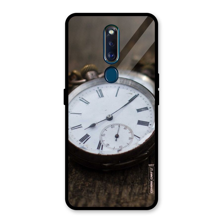 Vintage Clock Glass Back Case for Oppo F11 Pro