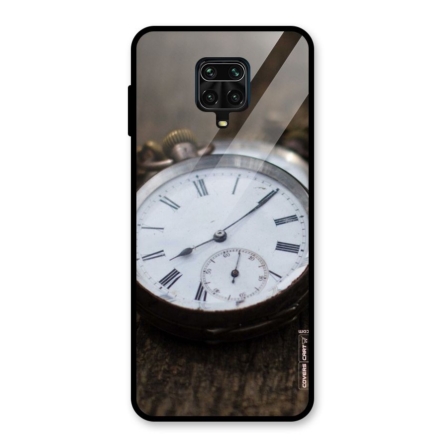 Vintage Clock Glass Back Case for Poco M2 Pro