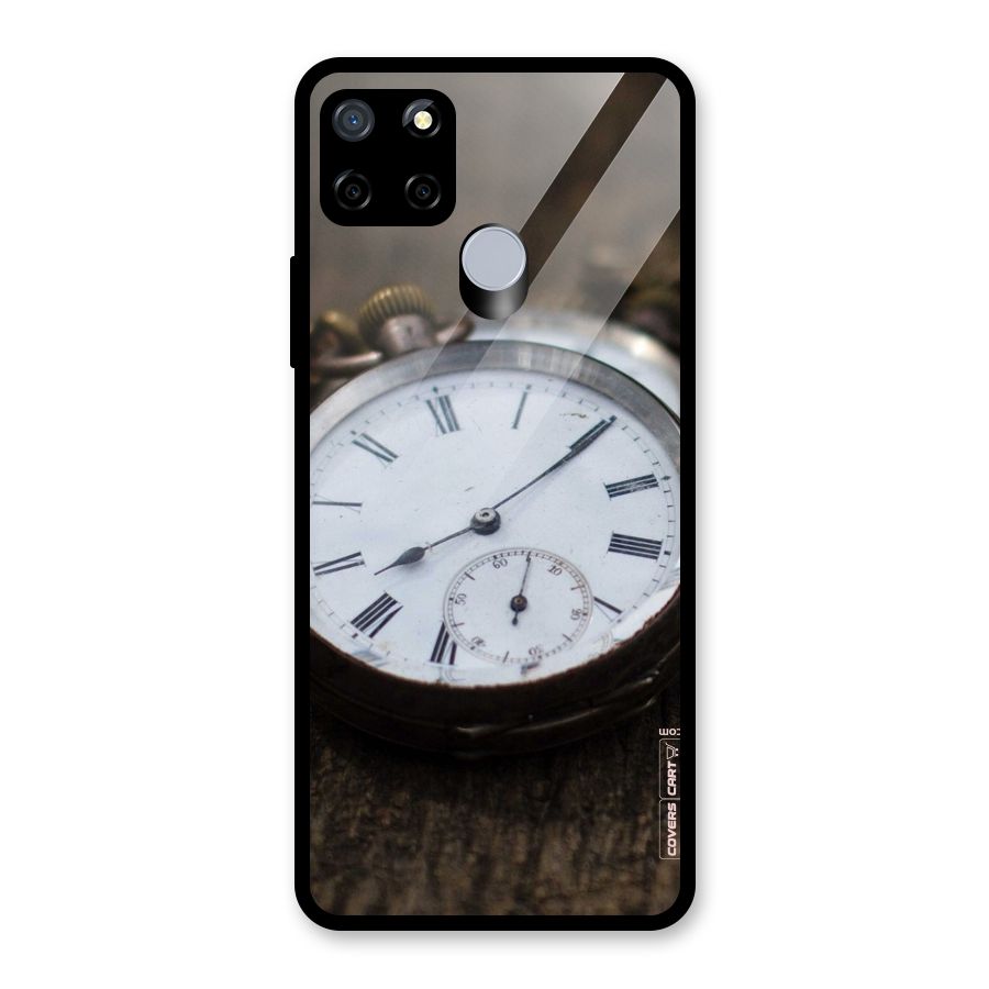 Vintage Clock Glass Back Case for Realme C12